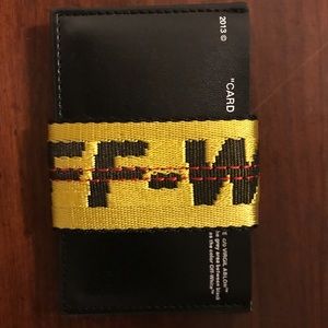 Off-White Card Holder